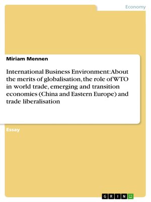 cover image of International Business Environment